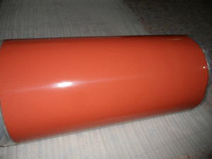 Manufacturers supply red glossy 1.5mm flame retardant silicone sheet coil with anti-ultraviolet toughness good anti-compression, china supplier good price