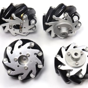Aluminum alloy Mecanum wheel omnidirectional wheel diameter 65mm 1 pack four-wheel drive smart car robot accessories, china factory manufacturer