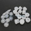 Spot 18 tooth essential oil bottle inner plug 11mm split rubber stopper perforated stopper glass bottle rubber stopper cosmetic stopper, china manufacturer cheap price