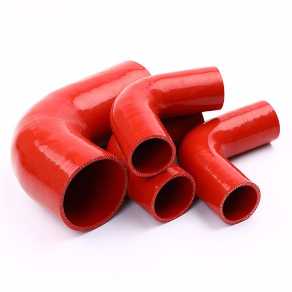Automotive silicone elbow 45 degrees 90 degrees 135 degrees U-type T-type silicone tube turbocharger tube car inlet and outlet trachea, china factory manufacturer