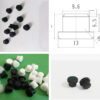 Anti-collision bayonet rubber plug T-type silicone plug sealing plug solid plug silicone plug bottle cap silicone rubber plug, china supplier good price