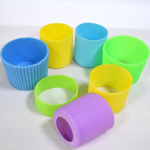 ,china factory manufactureSilicone cup sleeve factory direct sales support custom cup non-slip anti-scalding heat insulation silicone cup sleeve cup protective sleeve