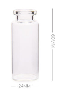 Spot supply 24x60mm wishing bottle 15ml thickened transparent tube glass bottle cork bottle, china supplier good price