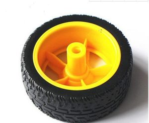 Rubber wheels robots tracing car accessories smart car tires chassis wheels 40g