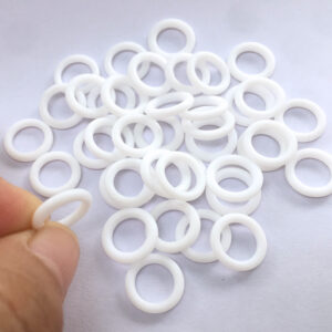Customized PTFE ring F4 retaining ring concave and convex special-shaped T-shaped cylindrical tetrafluoro sealing ring 0.12356789,china factory manufacture