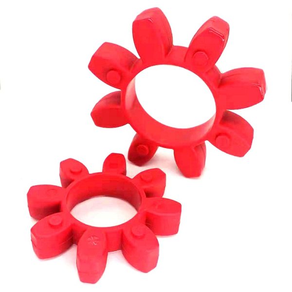 olyurethane PU Coupling rubber insert elastomer plum blossom hexagonal shaft-to-shaft buffer shock pad with large quantity and good price, china factory manufacturer wholesale