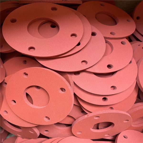 Spot red silicone foam gasket high temperature machine gasket gasket silicone foam gasket, china supplier wholesale