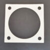 High temperature fireproof aluminum silicate ceramic fiber paper flame retardant sealing gasket electrical sealing air duct flange gasket, china manufacturer cheap price