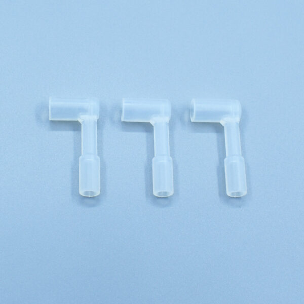 Silicone connecting hose medical translucent food grade two-way three-vent tube coffee machine elbow adapter tube,china suplier good quaility