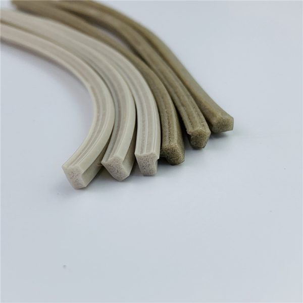 Extruded silicone foam strip sponge foam strip can be customized shape bending resistant cabinet silicone foam strip, china manufacturer good