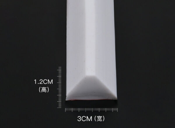 Bathroom water retaining strip door bottom soundproof strip self-adhesive water retaining strip soft silicone can be freely bent, china supplier good price