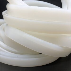 Non-standard customized white silicone rubber with grooved seal silicone lip oil seal U-shaped gasket gasket,china factory manufacture