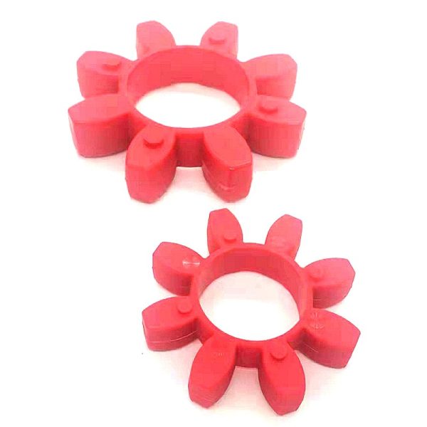Polyurethane PU Coupling rubber insert elastomer plum blossom hexagonal shaft-to-shaft buffer shock pad with large quantity and good price, china factory manufacturer