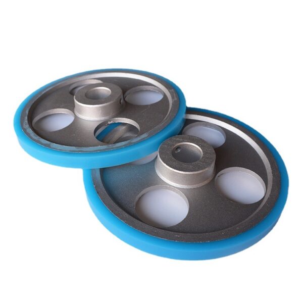 china factory manufacture Manufacturers supply coating machine wheel silicone conveyor wheel coating machine feeding wheel walking wheel conveying bottom wheel