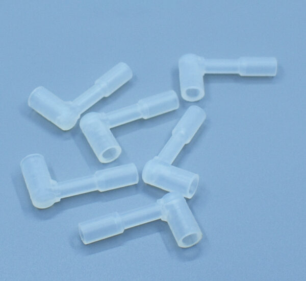 Silicone connecting hose medical translucent food grade two-way three-vent tube coffee machine elbow adapter tube,china factory manufacture