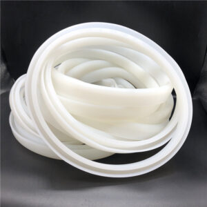 Non-standard customized white silicone rubber with grooved seal silicone lip oil seal U-shaped gasket gasket,china supplier wholesale