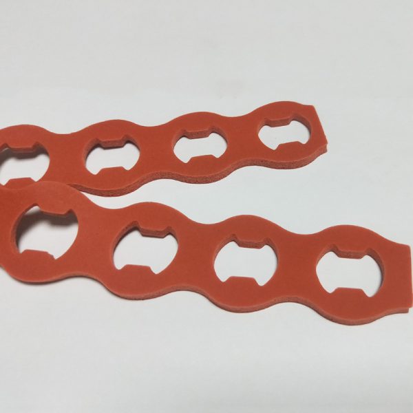0.5mm shock-absorbing red foam silicone foam new energy vehicle sealing foam foam wholesale, china factory manufacturer