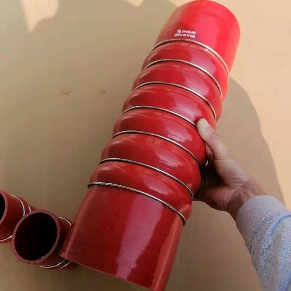 Processing car engine intercooler intake silicone hump tube turbocharged large-diameter hump silicone tube, china manufacturer cheap price