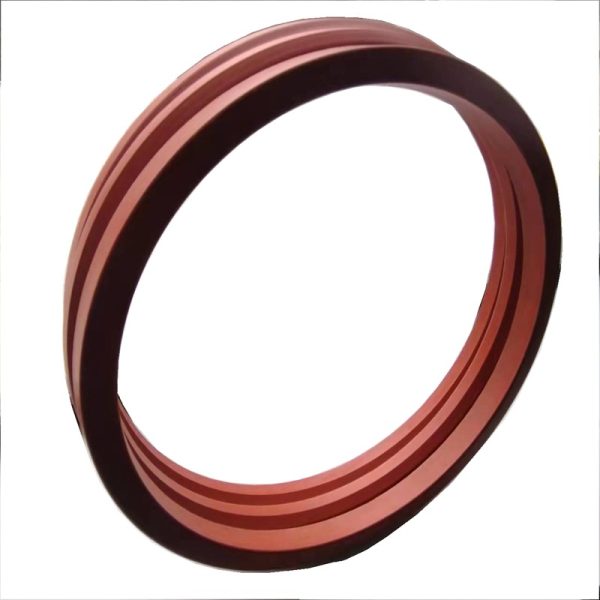Wear-Resistant And High-Temperature Resistant V-Type Fluorine Rubber Sandwich Cloth Combined Seal 110*135 - Image 2