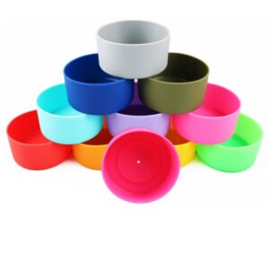 Color Silicone Product Protective Cover Cup Bottom Anti-collision Anti-Bump Protective Cover Universal Size To Protect Cups, china factory manufacturer