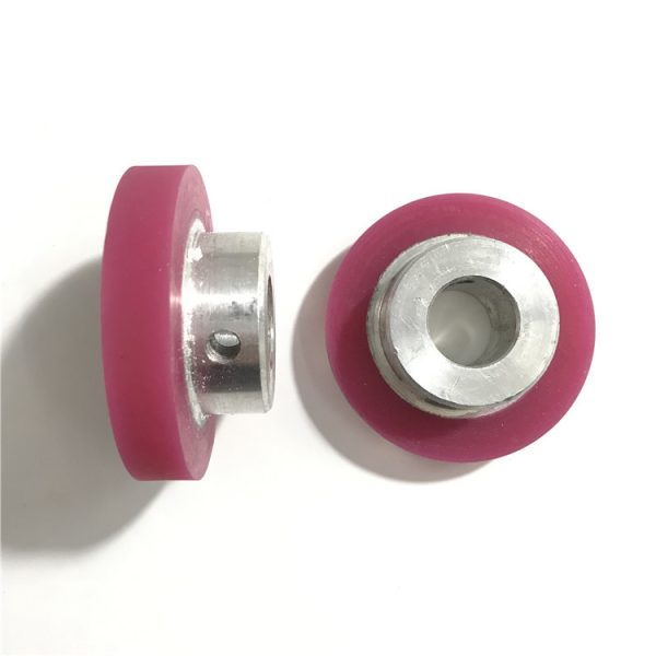Vertical packaging machine accessories silicone pull film wheel outer diameter 57mm inner diameter 17mm sealing machine pull film wheel rubber wheel, china supplier good price