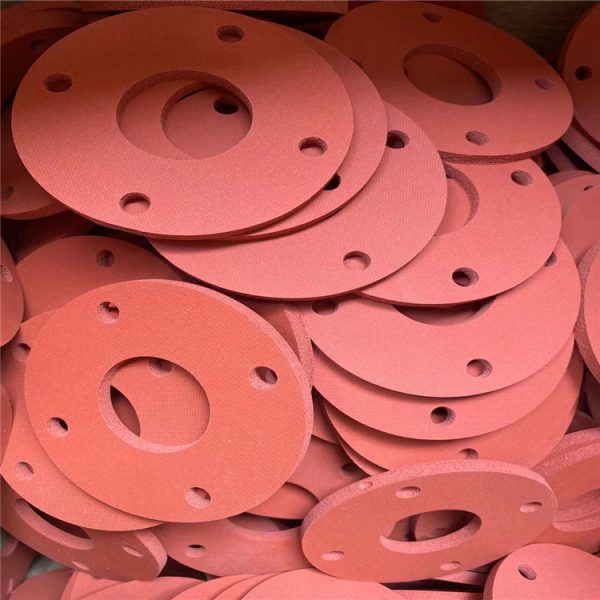 Spot red silicone foam gasket high temperature machine gasket gasket silicone foam gasket, china manufacturer cheap price