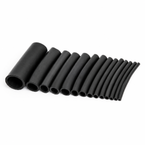 Black FKM rubber tubing