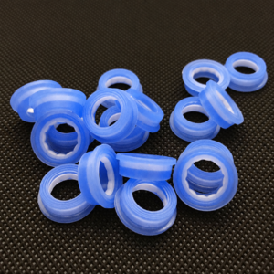 Blue silicone faucet valve seals