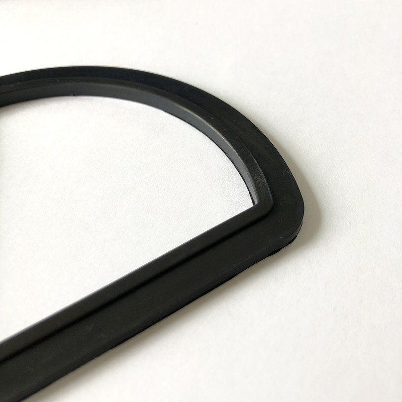 D-shaped EPDM rubber gaskets