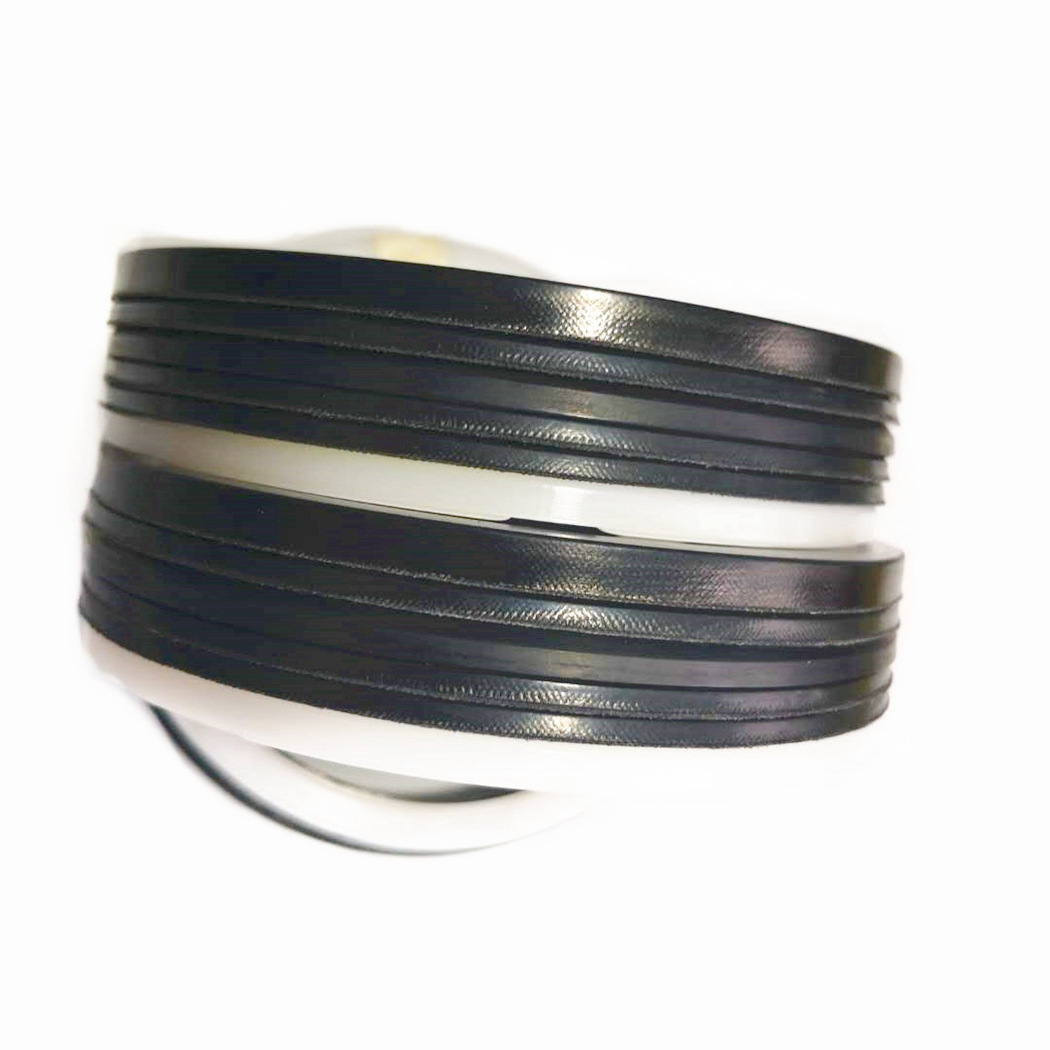 Fabric-reinforced V-seal sets