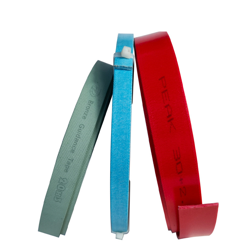 Hydraulic cylinder guide belts