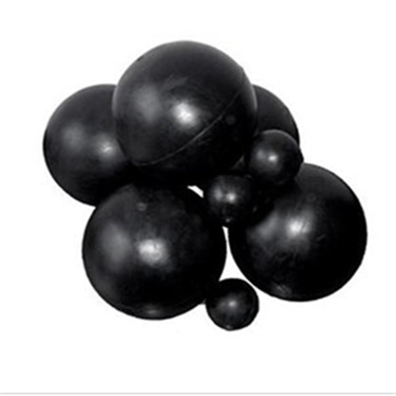 Molded rubber balls