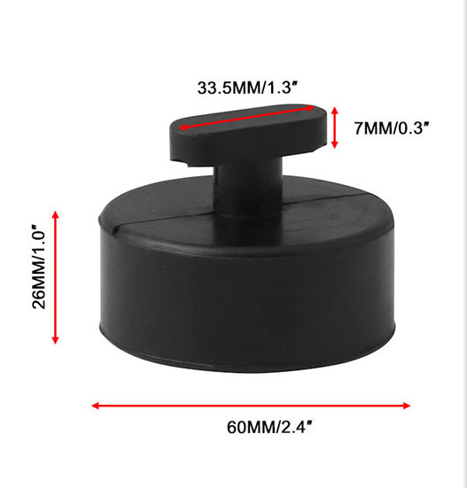 Rubber jack pads for Chevrolet C5 C6 C7