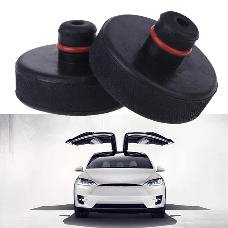 Rubber jack pads and vehicle application example