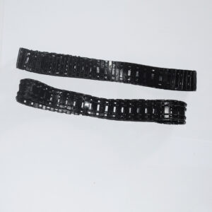 Rubber tracks for tank robot chassis