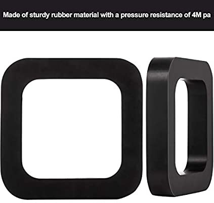Rubber trailer receiver bumper pads