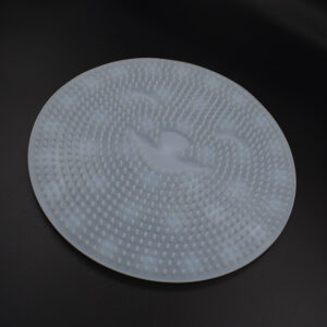 Silicone foot scrubbing mat